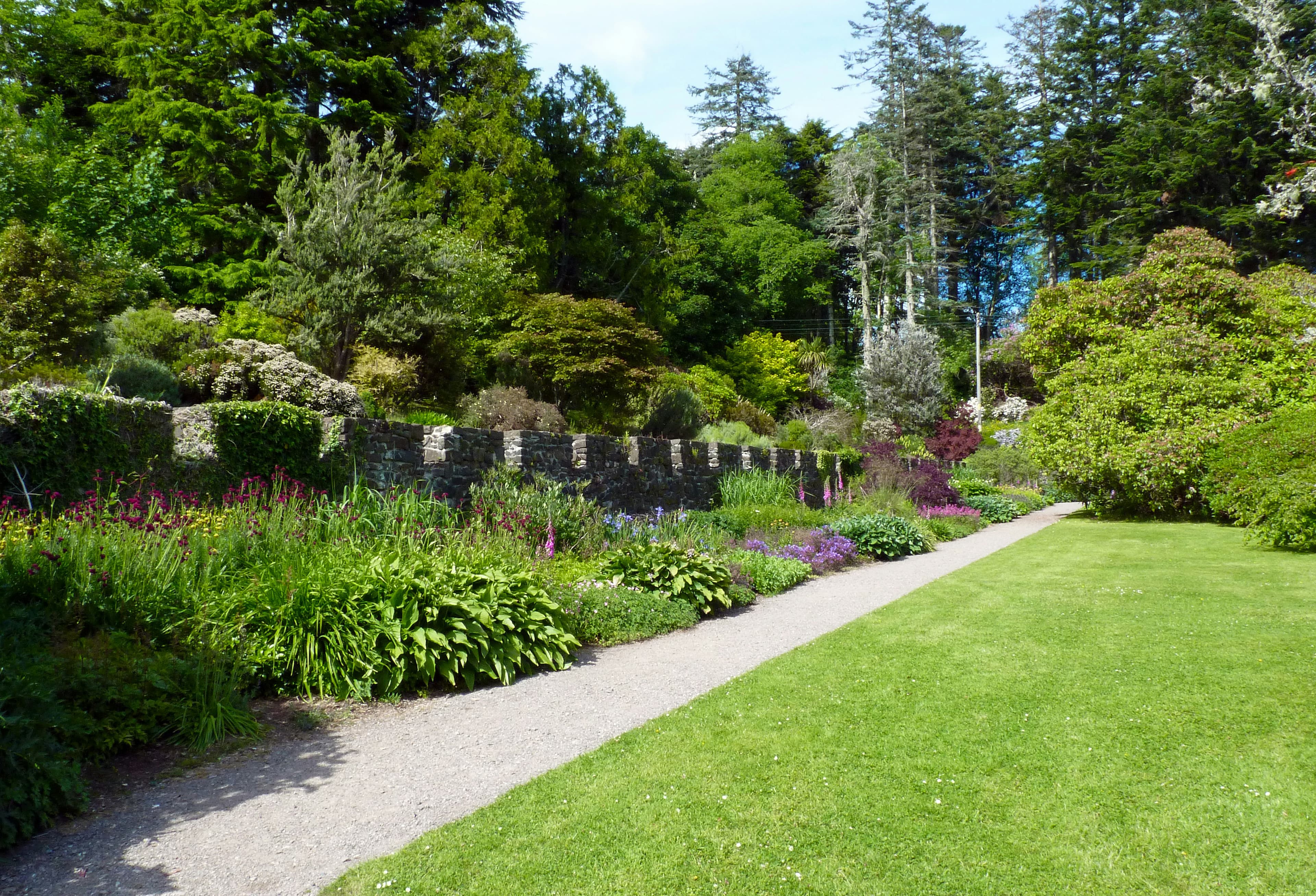 Beautiful landscaped garden