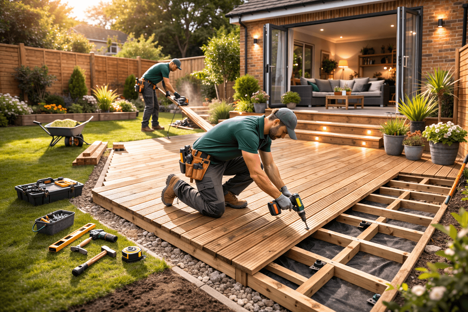 Decking - landscaping service
