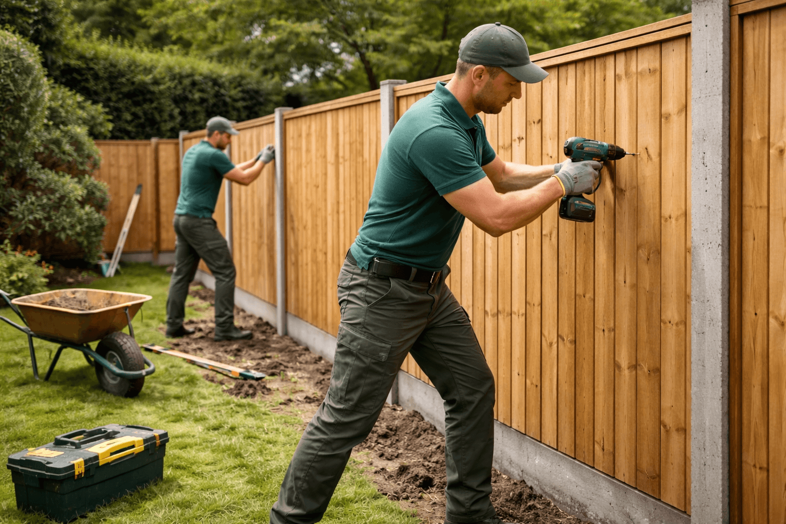 Fencing - landscaping service