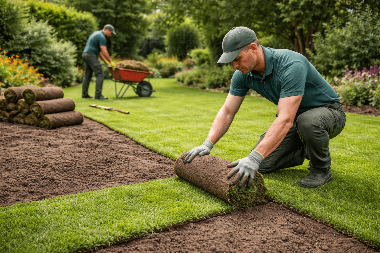 Turfing - landscaping service